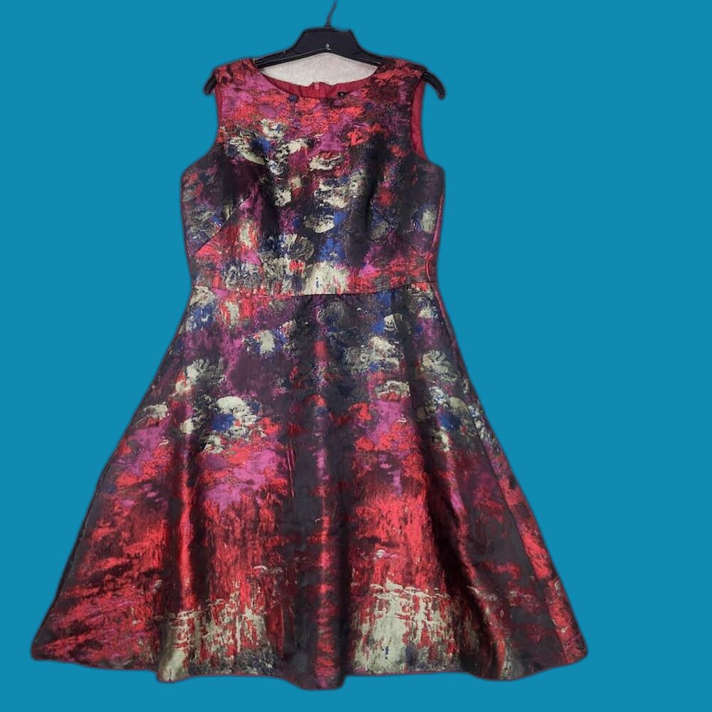 Vintage Leslie Faye Women's Dress Size 10 M
